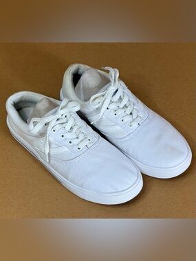 Tretorn Womens Shoes Size 8 M Chelsea White Lace-Up Casual Sneaker